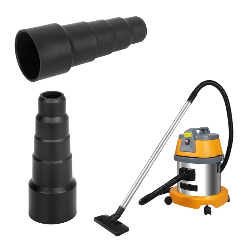 Adaptor Selang Vakum 23 Mm Hingga 50 Mm untuk Model Umum, Konverter Selang Vakum Plastik untuk Penyedot Debu A6HB