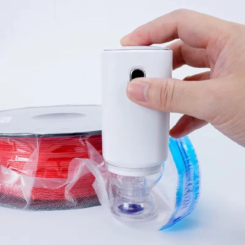 Worek próżniowy na włókna do drukarek 3D PLA ABS TPU PETG i uchwyt pompy powietrza Worek do przechowywania włókien Suszarka Przechowuj akcesoria do druku 3D