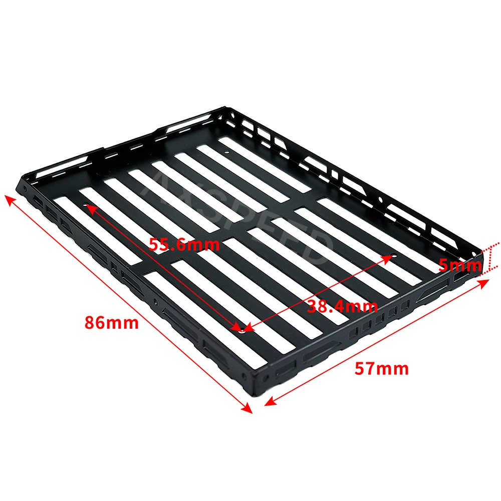 AXSPEED Roof Rack Luggage Carrier for Kyosho Mini-Z 4x4 1/24 Wrangler Unlimited Rubicon RC Crawler Car Decoration DIY Parts