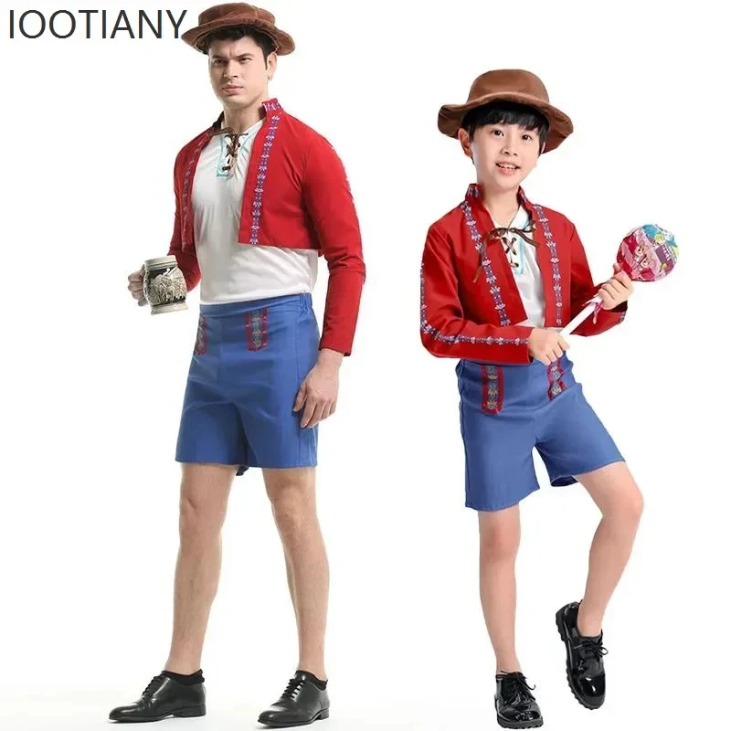 

ABC123CosplayMunich Oktoberfest National Style Men's Parent-child Clothing Carnival Party Stage Role Playing 3'd,5;h.9/