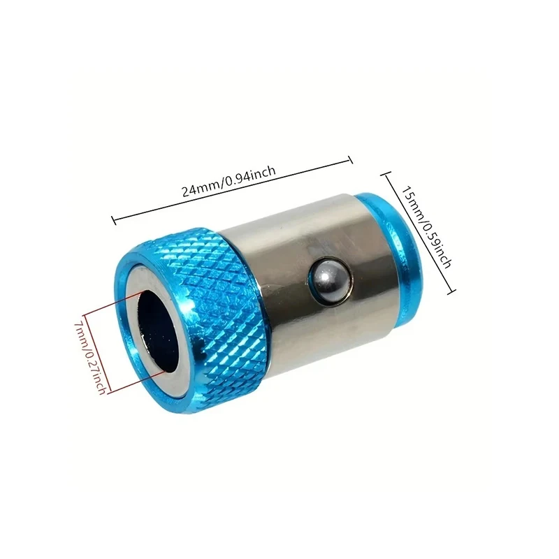 1/3/5PCS Magnetic Ring Screwdriver Bit Holder 6.35mm 1/4 Strong Magnetizer Removable Part Adapter Screw Driver Power Tool