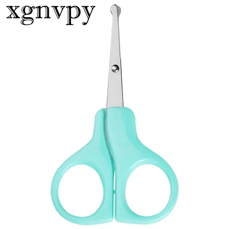 Xgnvpy Manicure Cutter Baby Nail Care Nail Scissors Finger Trimmer Scissor Stainless Steel/PS Baby Special Tool Kids Supplies