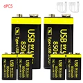 9V 850mAh 6pcs