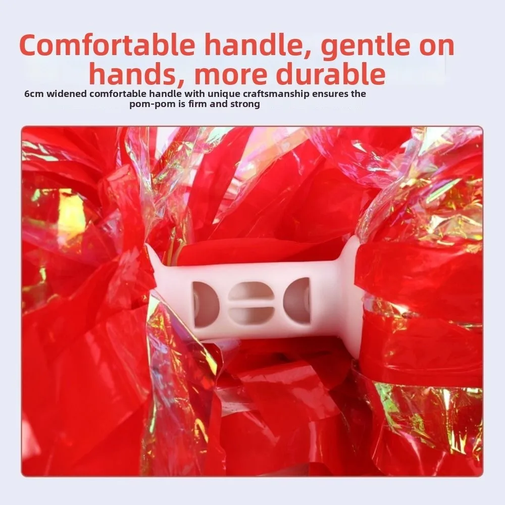 

Высокое качество, 26 см, игровые помпоны, ПЭТ, разноцветные, дешевые, практичные, для черлидинга, реквизит, принадлежности для клуба с мячом