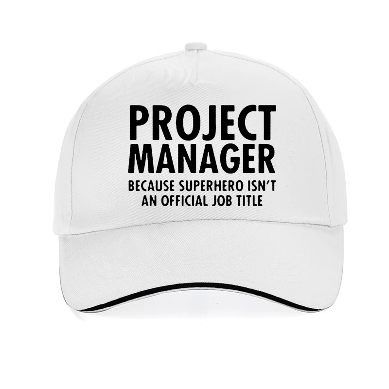 Projekt manager Geburtstag lustige Unisex-Druck Grafik Mode Baseball mütze neue 100% Baumwolle Männer Golf Hut verstellbare Hysterese nhüte