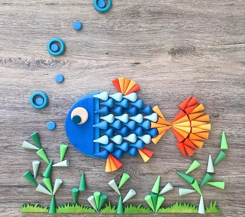 Versatile Rainbow Building Blocks Children's Stacking Music Stacking Puzzle Early Education Toys