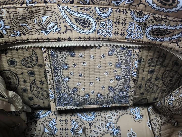 Böhmische Künstlerische Vintage-Tragetasche mit Blumenmuster, Damen-Schultertasche, Vielseitige Große Einkaufstasche für Arbeit und Freizeit – Detail 6