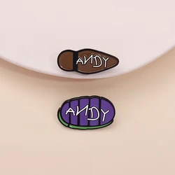 Humorous And Funny Quotes Enamel Pin Classic Animation Rubber Sole Toys Metal Brooches Lapel Badge Jewelry Gift