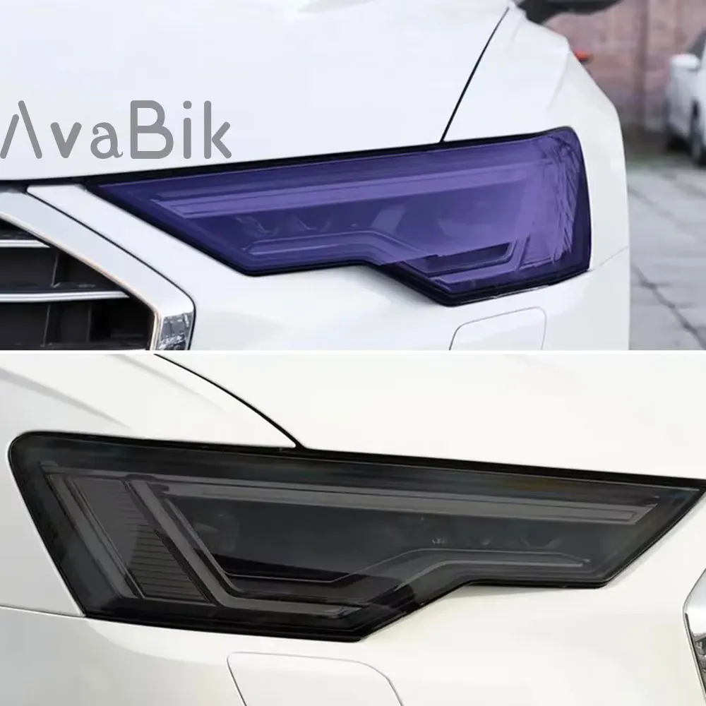 3m TPU white to purple Car Headlight Protection Film PPF Smart Photochromic For Car Lamp LED Decorate UV Protectiver Stickers