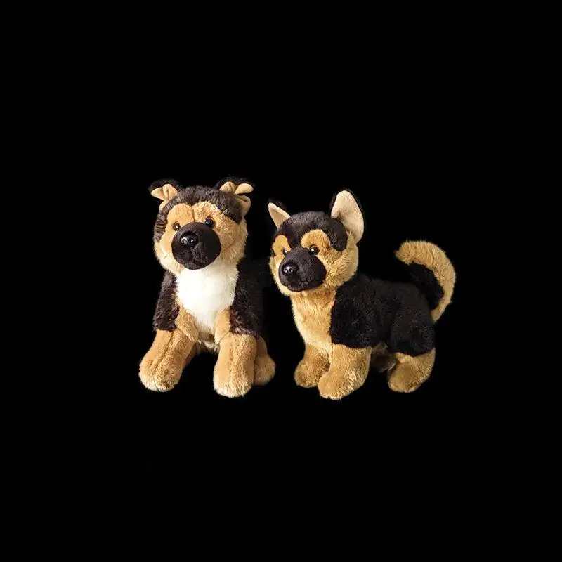 

Realistic German Shepherd Plush Toy Black Back Shepherd Dog Plush Doll Cute Lying Wolf Dog Doll Soft Stuffed Animal Kids Gift
