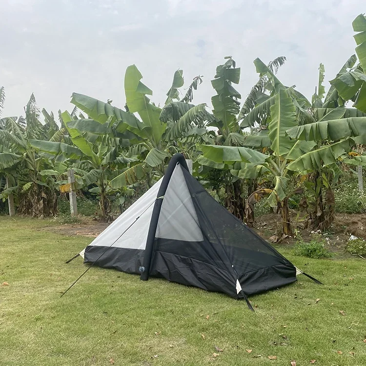 

l # New Outdoor Portable Camping Free Construction Travel Individual Air Inflatable Tent Can Be Customized Color Logo Small Pac