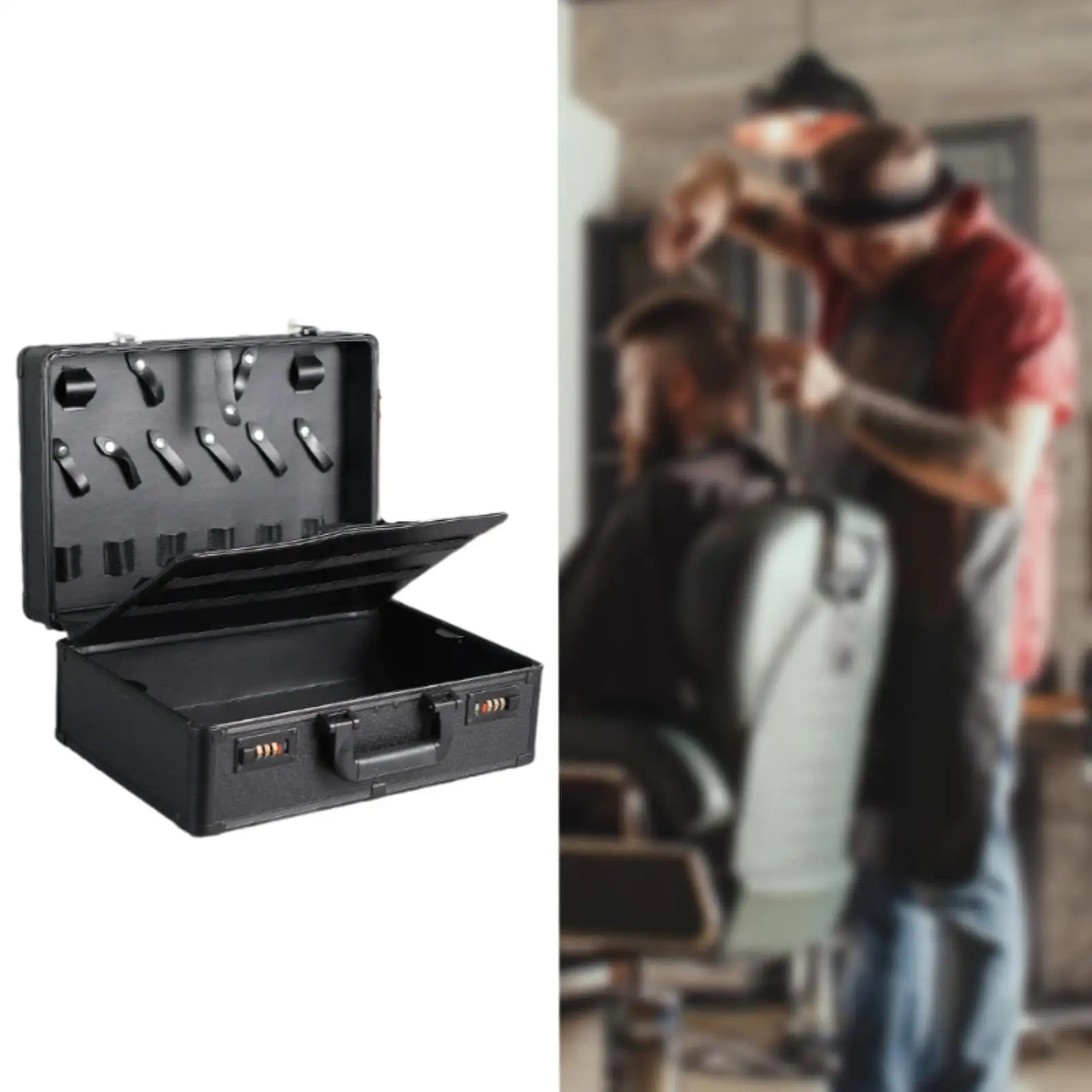 Salon Hair Cutting Tool Kit Storage Case for Hairdressers Fashion Person