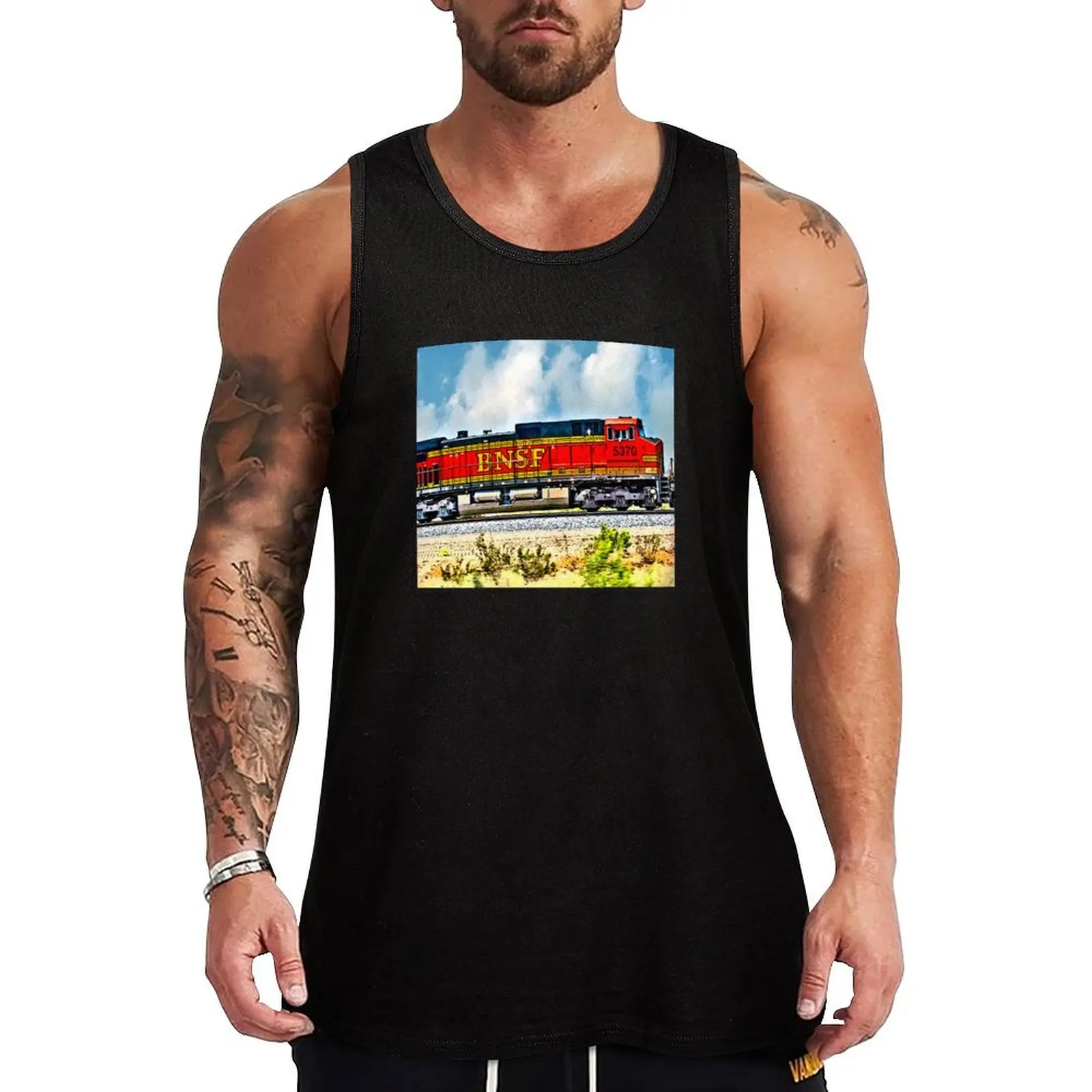

BNSF Tank Top sports suits men clothing