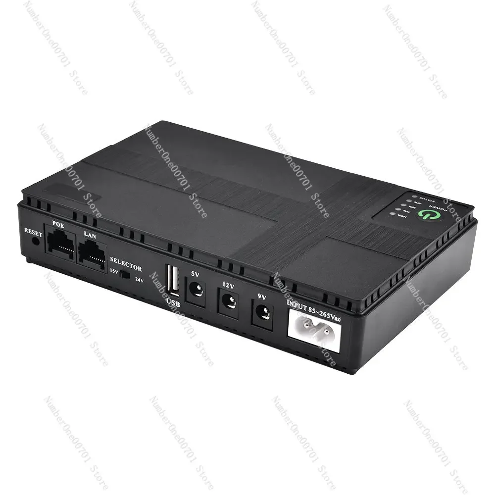 DC Power Adapter Uninterruptible Power Supply, 10400mAh, 5V, 9V, 12V, Ups Router, Optical Modem, Built-in Adapter