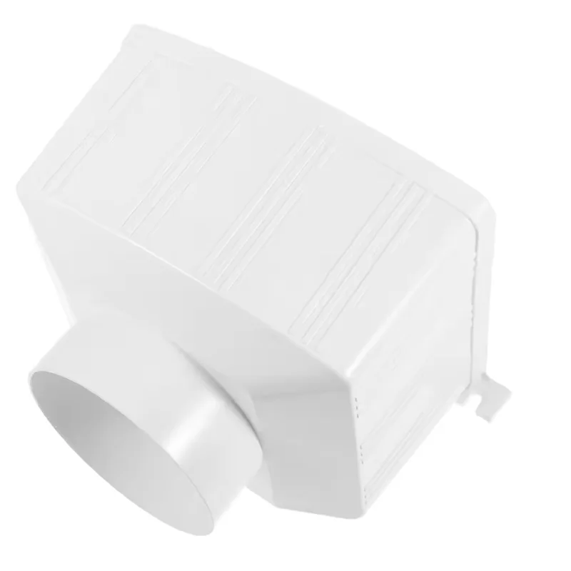 1/5Pcs 110mm Heavy Duty PVC Rectangular Downspout for Villa Protection Rain Gutter Diverter Rainwater Collection Module
