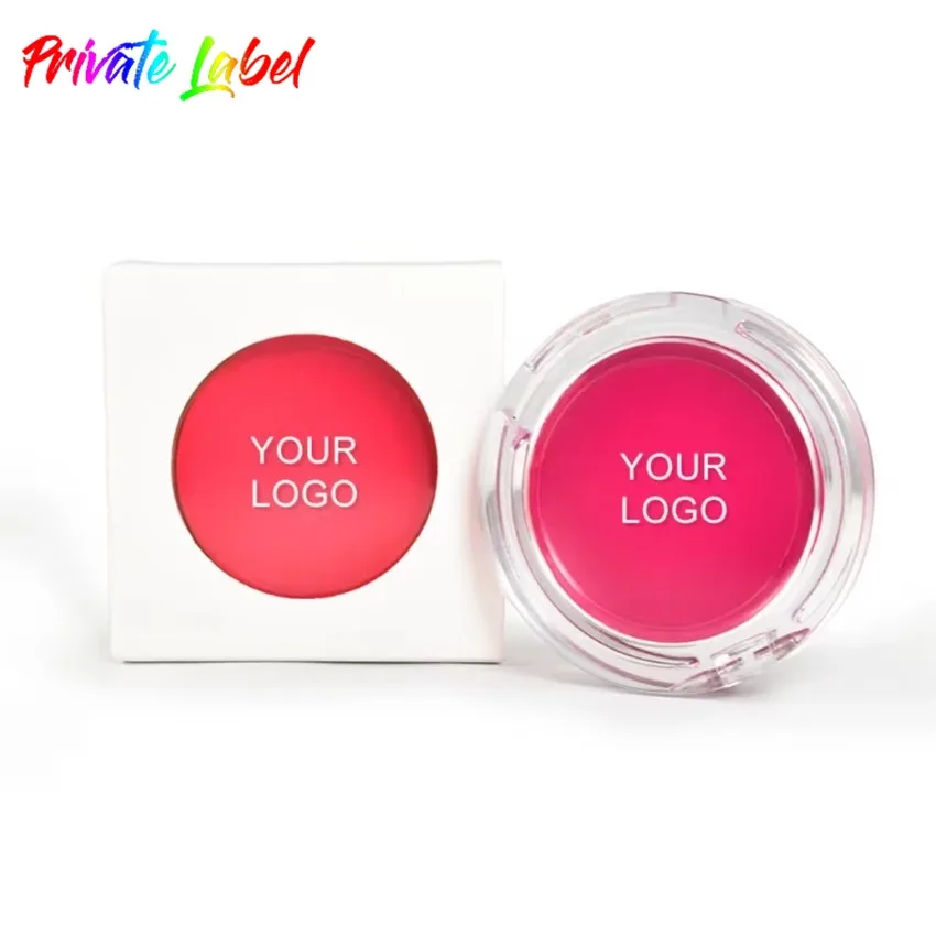 

Private Label 8 Colors Light Natural Brightening Blush Cream Dual-use Long Lasting Easy To Wear Face Beauty Bulk Makeup Custom