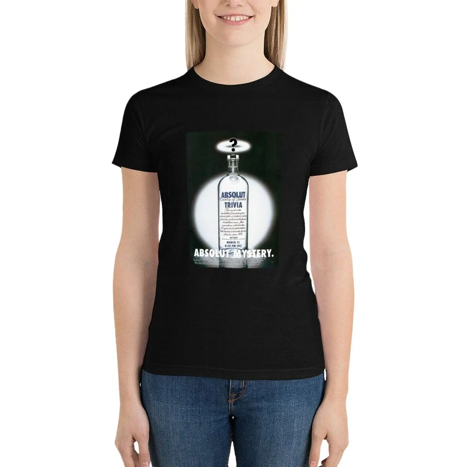 

Absolut Trivia T-Shirt kawaii clothes tees summer top cat shirts for Women