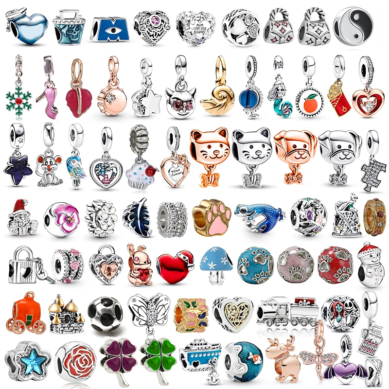 

10Pcs/Lot of cartoon classic exquisite small pendants, suitable for making bracelets,pendants, and birthday gifts for men women