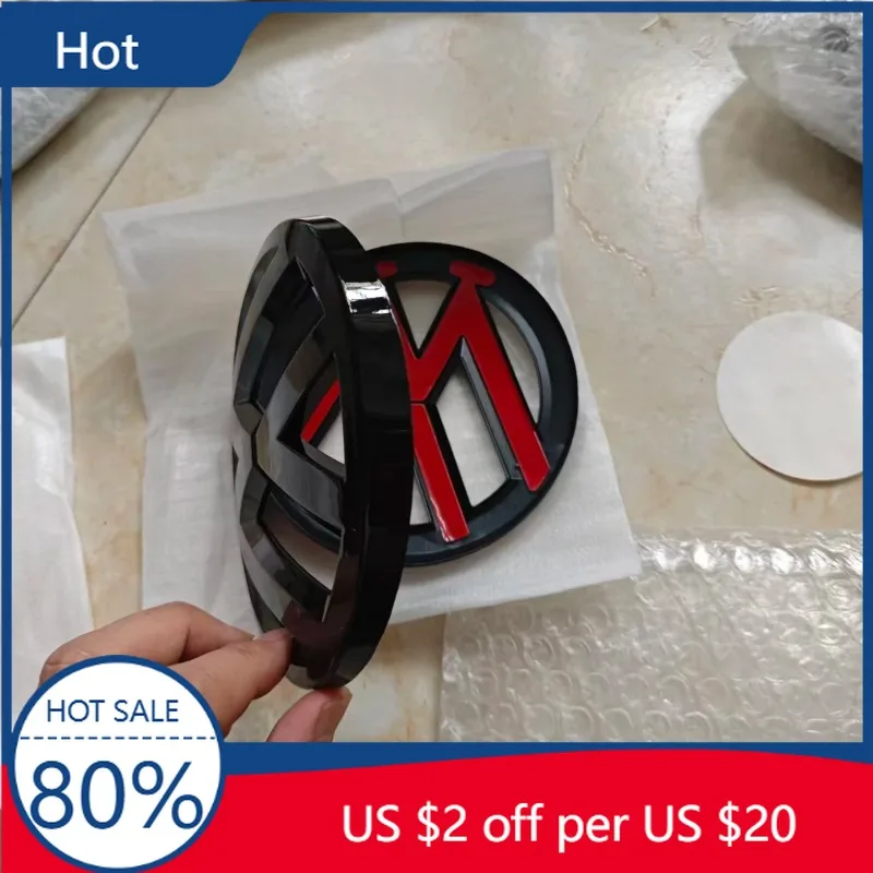 

Наклейки на штоки клапанов для Volkswagen VW, 2 шт., наклейки на переднюю решетку/заднюю эмблему автомобиля, наклейки-логотипы на крышку для Golf-6 Go