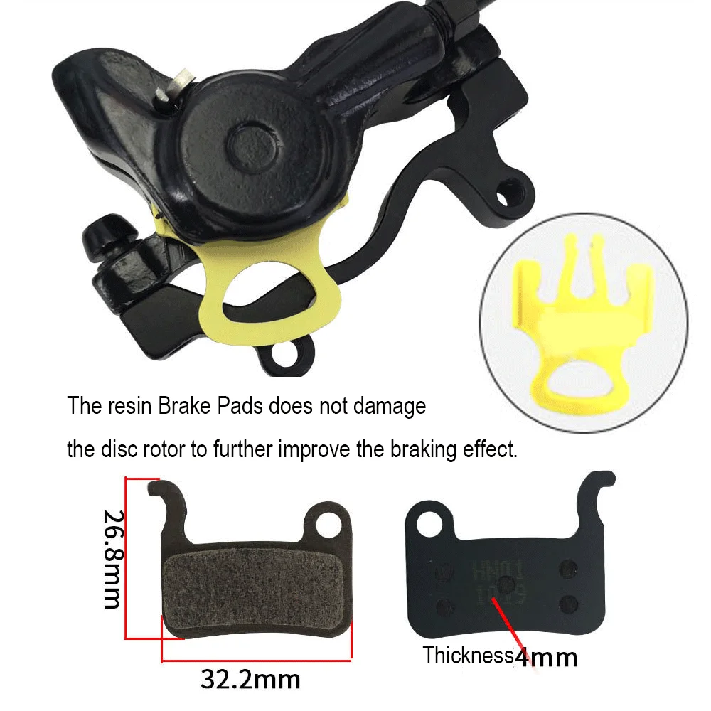 ZOOM MTB Bicycle Hydraulic Disc Brake HB870 2 Piston XC Trail Calipers Metal Mountain Bike Brake Pads Mineral Oil Pressure Rotor