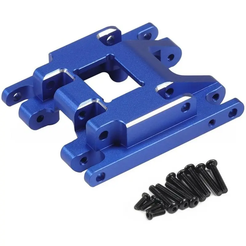 MACH-For 1/18 RC Crawler TRX4M Bronco Defender Upgrades- Aluminum Alloy Housing Transmission Set 11T Pinion Skid Plate Parts C