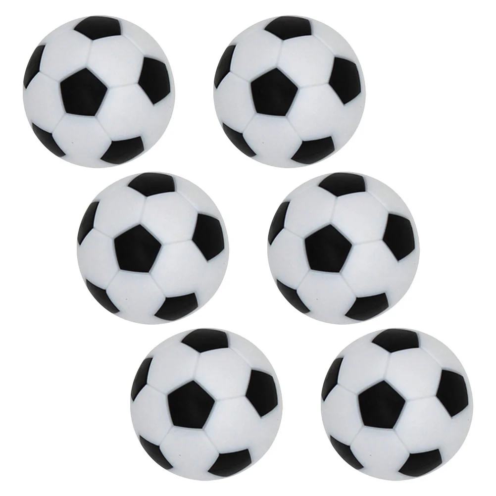 6 pezzi Mini palloni da calcio biliardino calcio sostituzione palloni da calcio palloni da calcio da tavolo