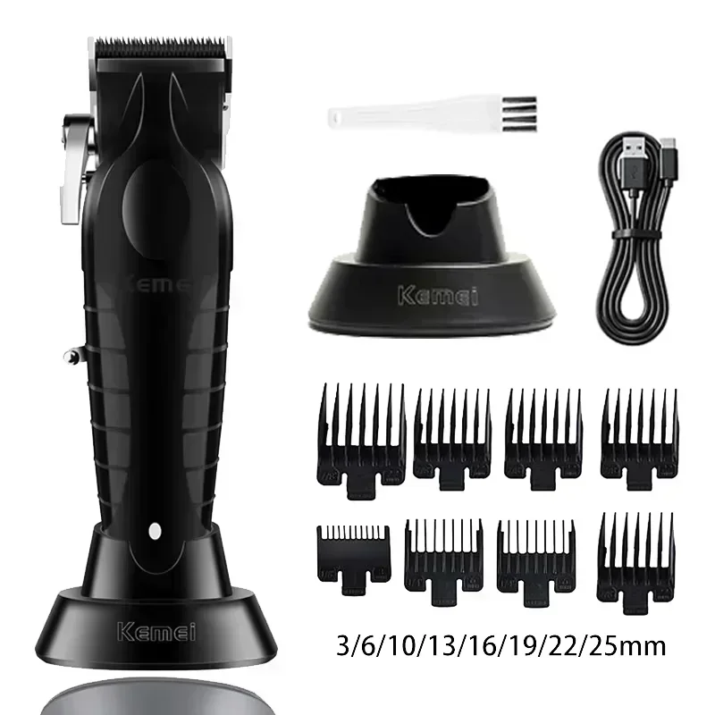 Kemei Haarschneidemaschine-Set oder Klinge KM-2296 KM-2299 KM-1102 Elektrische Haarschneidemaschine für Herren, professionelle Haarschneidemaschine – Detail 15