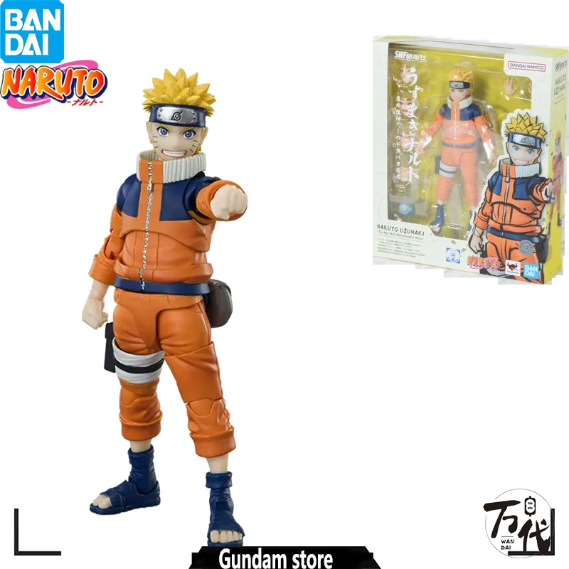 

Bandai Original Naruto Anime Figures Shf Naruto Uzumaki The No.1 Most Unpredictable Ninja Collection Action Figure Toys For