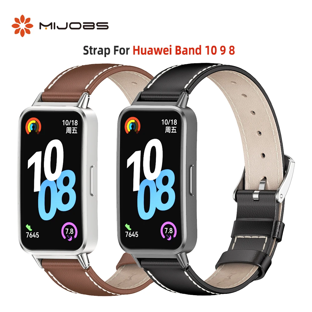 

Ремешок для Huawei Band 10 Watch Band для Huawei Band 8 9 10 кожаный ремешок для Huawei Band 9 смарт-браслет Repalcement Soft