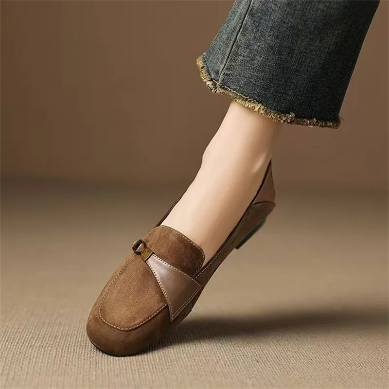 2026 Summer New Denim Flat Shoes Women Slip On Shallow Mouth Fashion Casual Ladies Dress Shoes image 6
