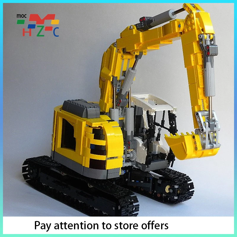 

2023 RC Function Excavator City Construction Car Educational DIY Model Bricks Building Blocks Toys MOC-10394