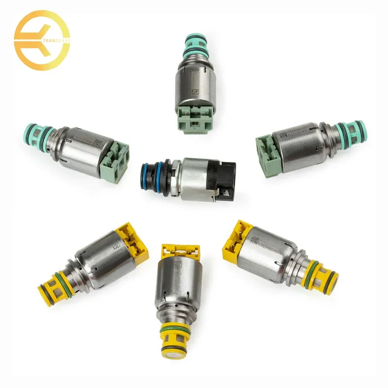 Original 6T45E 6T40 Transmission Solenoids 7PCS 24257169 24257170 8040953Y01 for GMC For Buick Regal For Chevy Malibu