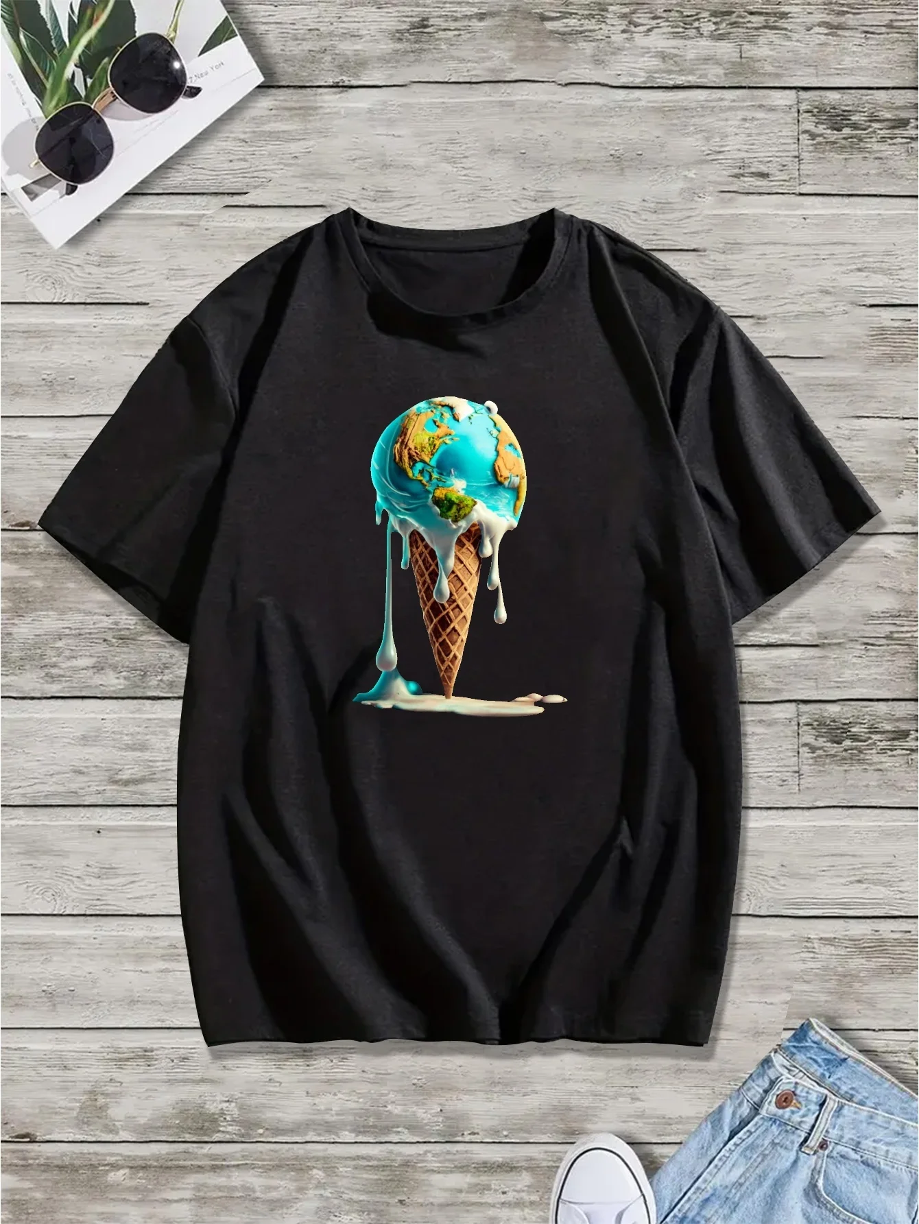 

Женская футболка больших размеров, одежда с короткими рукавами и графикой, свободный и повседневный, мягкий и удобный, дышащий, для занятий спортом на открытом воздухе