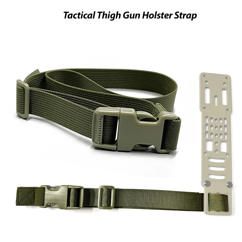 Description Picture 2 of itemTactical Thigh Strap Elastic Band Strap for Drop Leg Gun Holster Platform Leg Hanger Airsoft Hunting Accessories