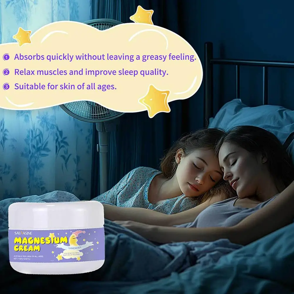 New Magnesium Sleep, Body Butter Magnesium Body Butter, Nighttime Magnesium, Promotes Deep Sleep, Relieves Anxiety, Vegan