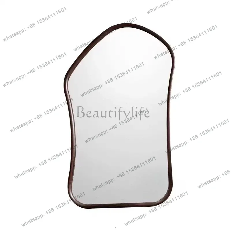 

FGMedieval retro floor-to-ceiling mirror French wall-mounted full-length mirror American special-shaped