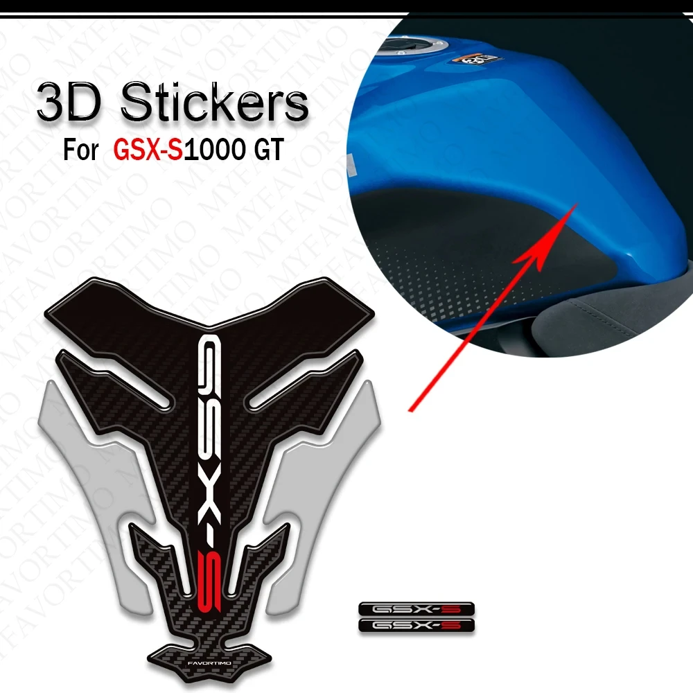 สําหรับ Suzuki GSX-S 1000 S GT GSX-S1000GT GSX S1000 GSX-S1000 ถังแก๊ส Protector สติ๊กเกอร์ decals