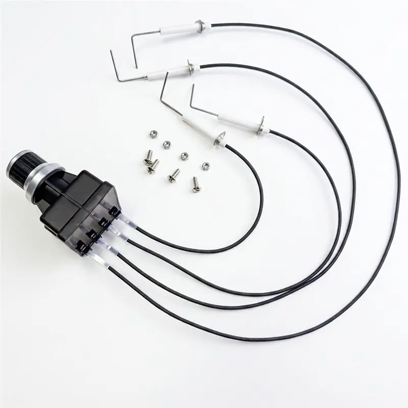 B82B-4-Electrode Pulse Igniter Replacement Kit - Reliable Igniter Spare Part For 28-Inch Outdoor Flat-Top Griddle