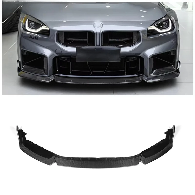 

Hot Selling 2023-IN Car Front Bumper Suitable for 2 Series M2 G87 TR Style Carbon Fiber Front Lip