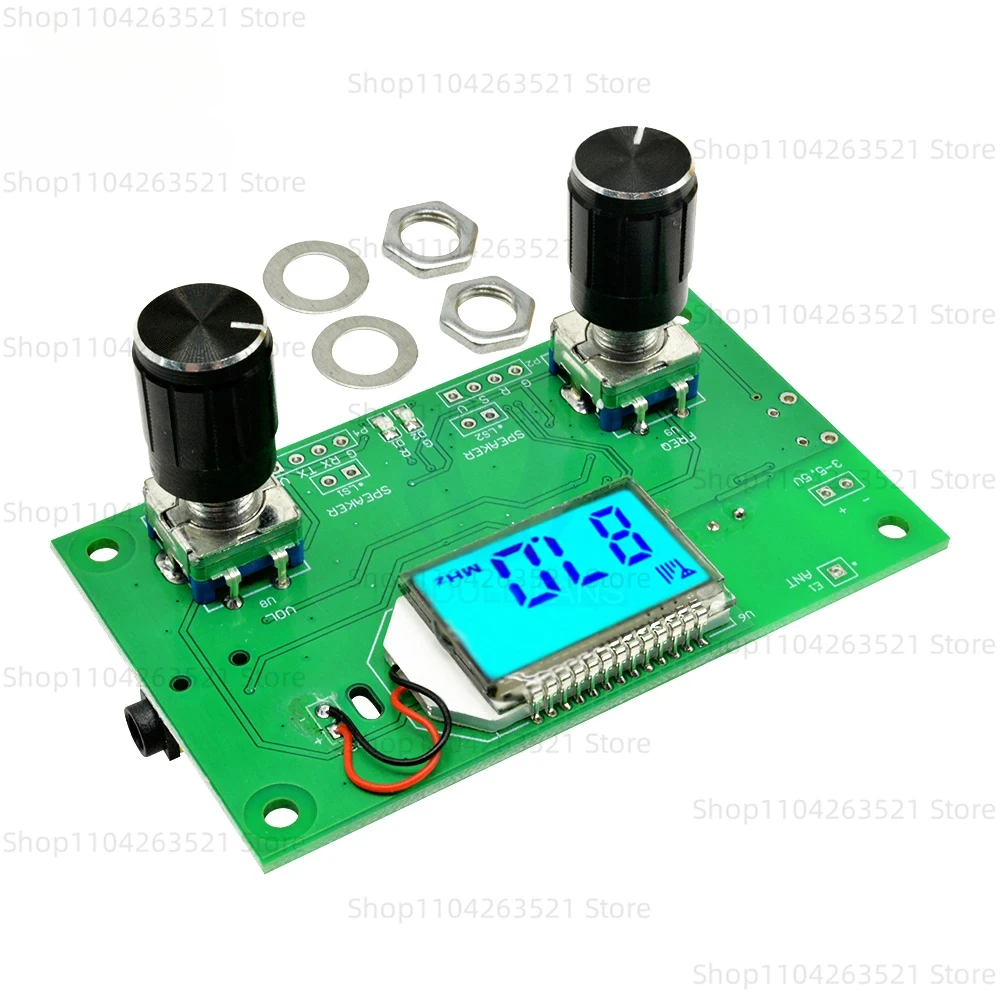 DSP PLL Digital Stereo FM Radio Receiver Module Board 87-108MHz With Serial Control Frequency Range 50Hz-18KHz Controller