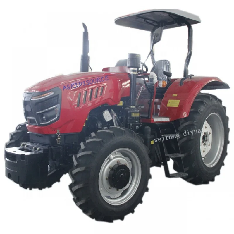 china：50hp tractor 4wd with farm implements front loader backhoe for farming