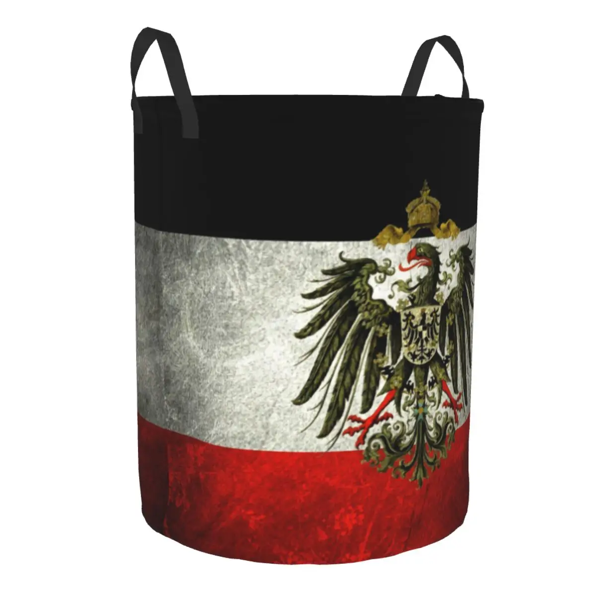 German Empire Flag Germany Laundry Basket Foldable Toy Clothes Hamper Storage Bin for Kids Nursery