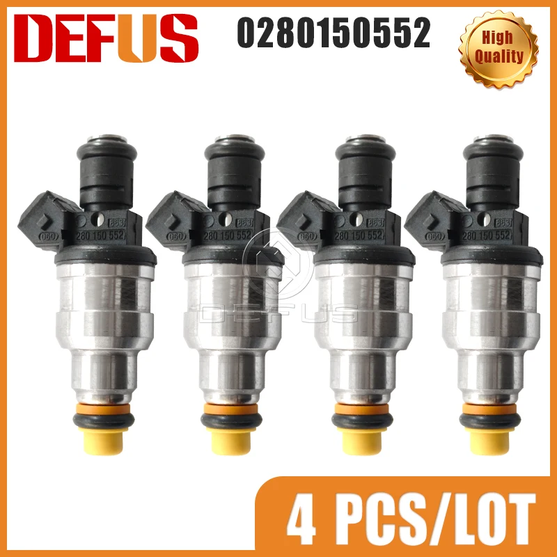 DEFUS 4/6/8PCS Genuine Quality Fuel Injector 0280150552 for 1994-1998 Audi 2.8L I6 V6 Engine Assembly Auto Parts