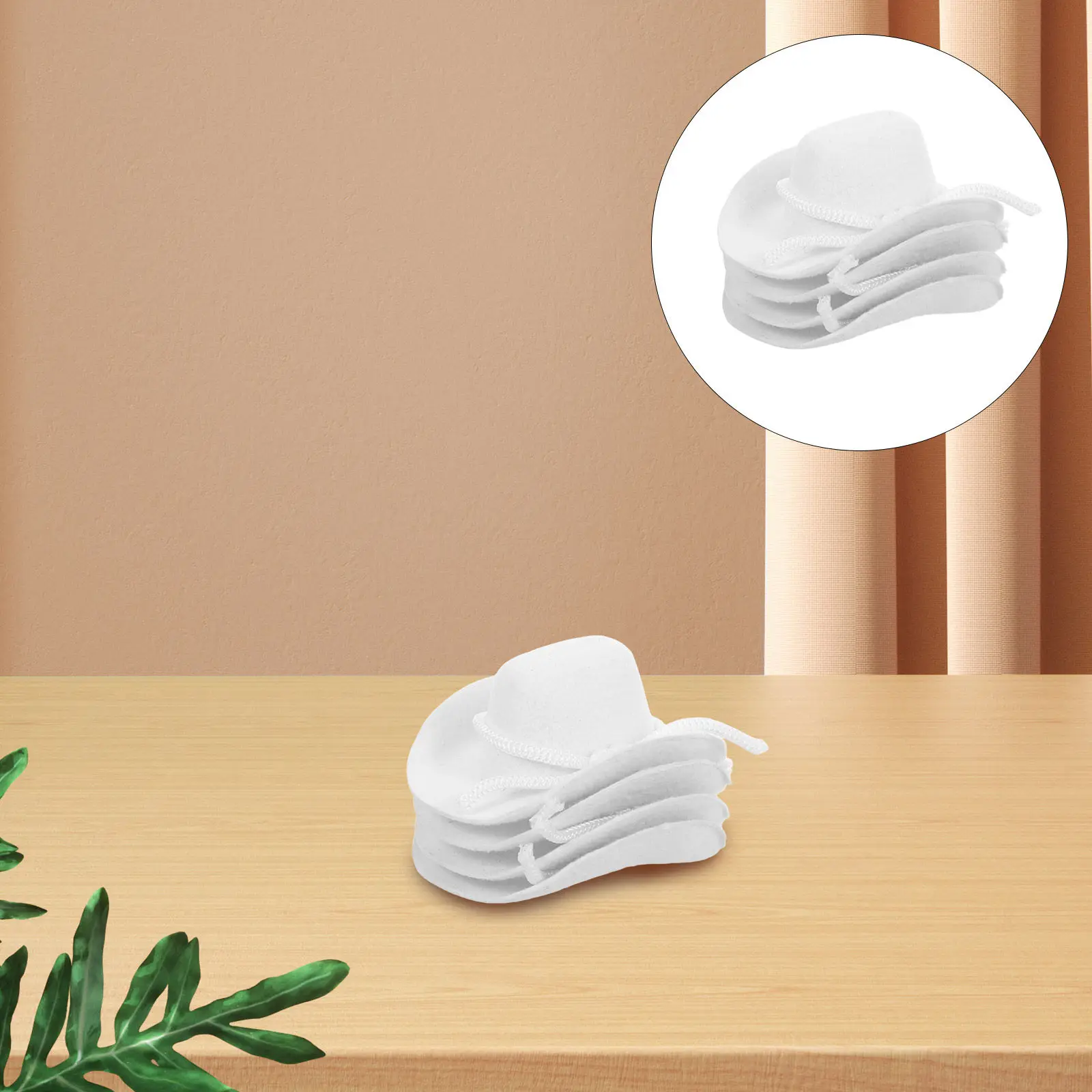 

4 шт. миниатюрных ковбойских шляпок для украшения столов, для вечеринок в стиле вестерн, для девочек-ковбоек