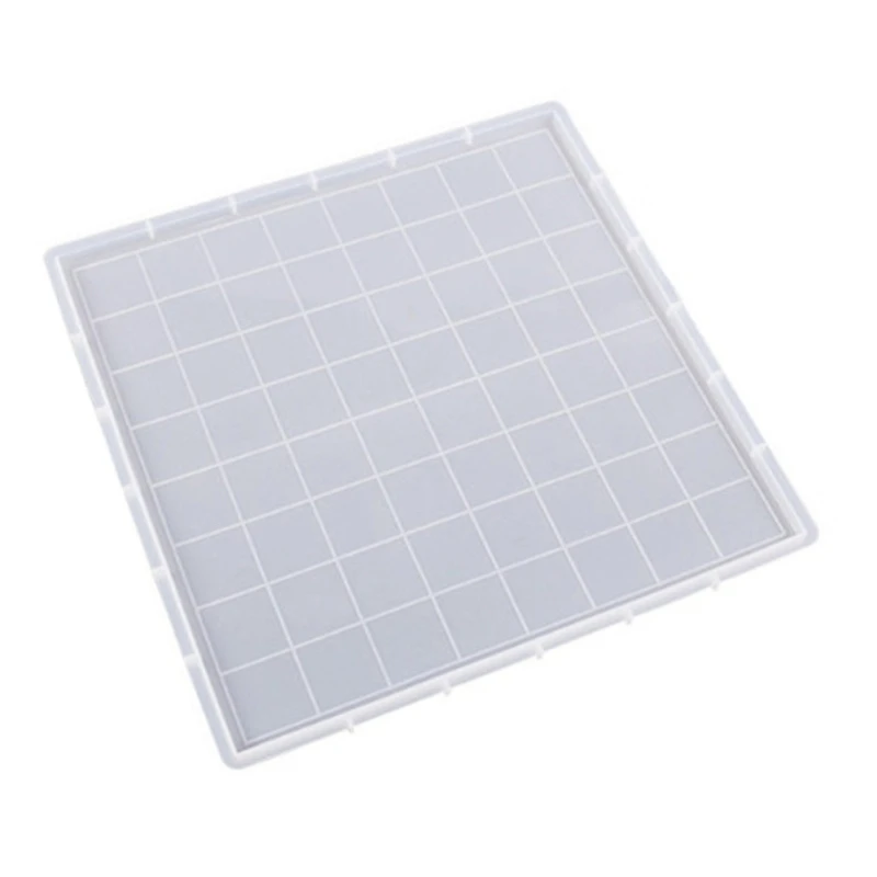 A52E Chess-Themed Silicone Mold for Resin Art Projects, Reusable Casting Mold for Display Making, Hobby Work, and Gifts