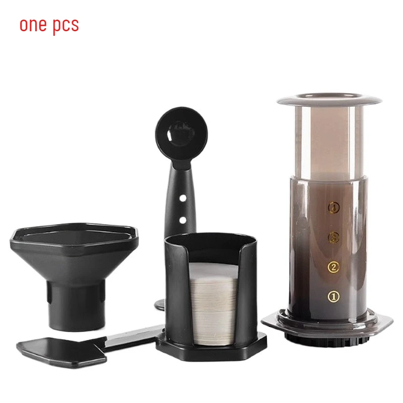Portable Coffee Maker Set for AeroPress 300ML Coffee and Espresso Maker 3 in 1 Brew Method for Travel & Camping