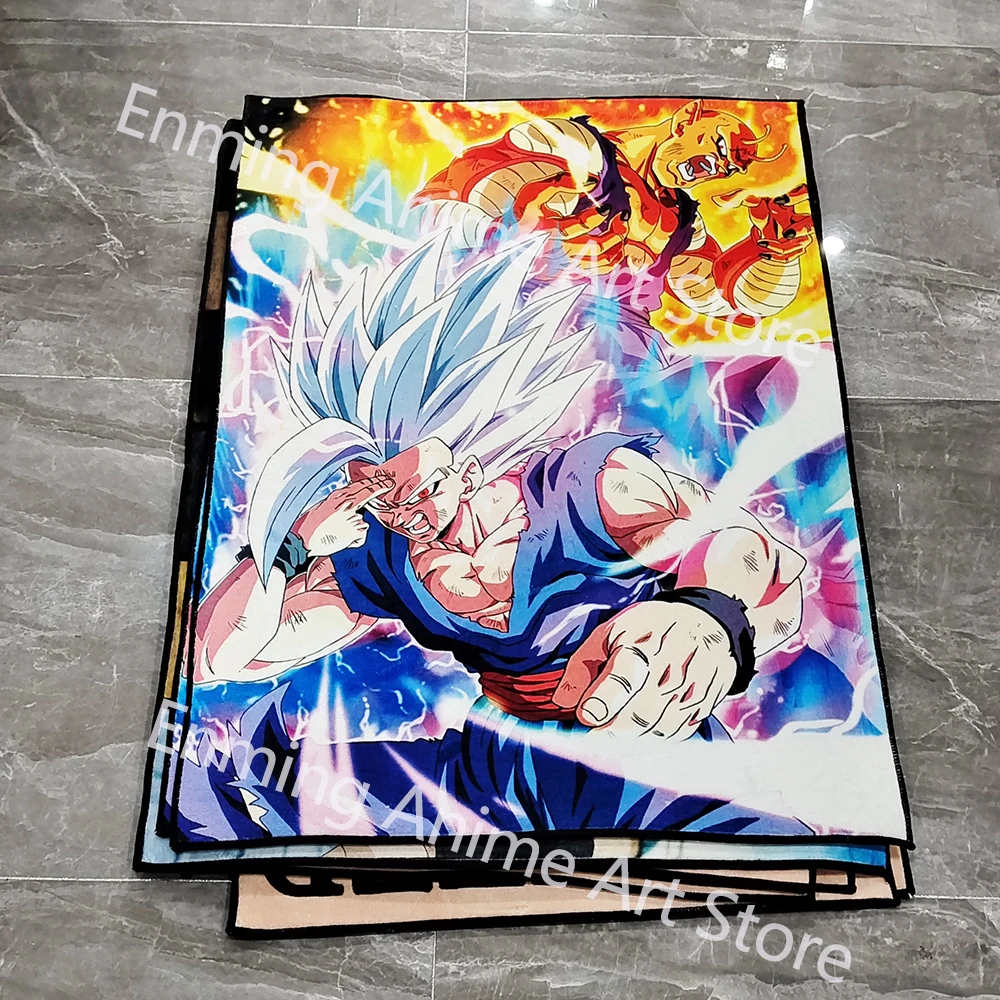 Irregular Rugs Anime Dragon Ball Z Gohan Customize Cartoon Rug Handmade Carpet Area Rug for Home Decor