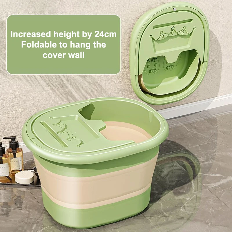 1Pcs Foldable Home Foot Bath Bucket Portable Foot Soak Foot Tub Massage Foot Wash Leisure Health Bucket Foot Bath Basin