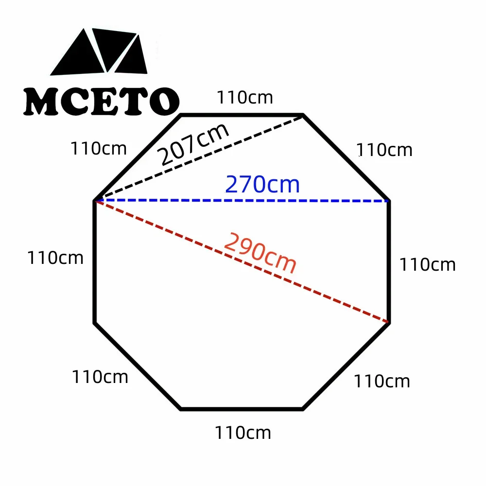 Imagem -02 - Impermeável Oxford Camping Mat Barraca Esteiras Banheira Forma Folha de Terra Lona Tenda Esteiras Chão Pirâmide Tendas Ultraleve 210d 3d