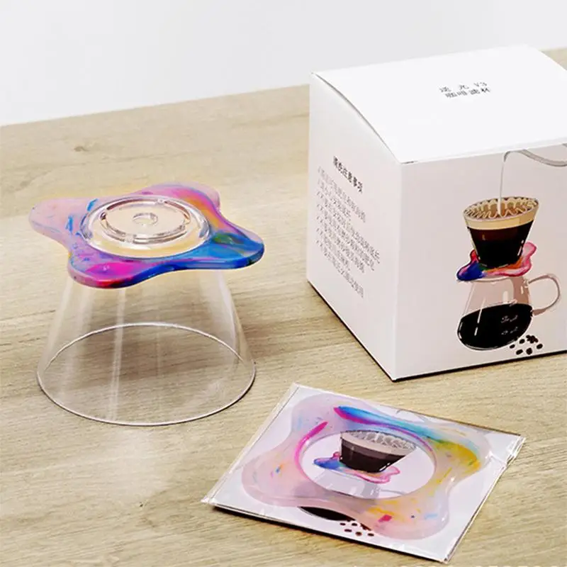 Rainbow Portable Pour Over Coffee Maker Kit